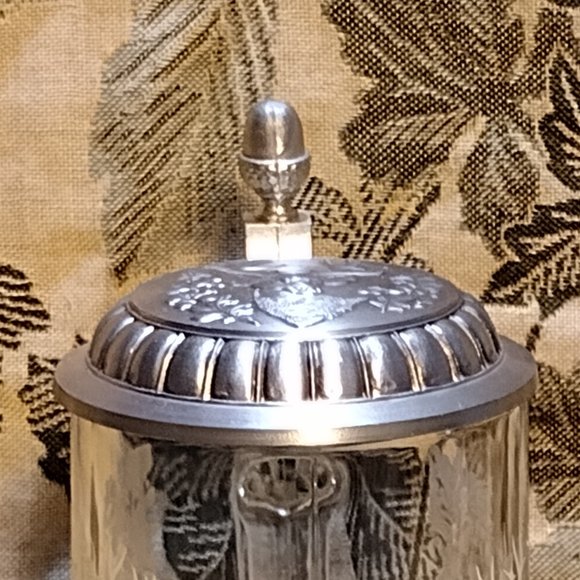 🎬 16oz Majestic Forest Tankard Stein w/Pewter Lid - Picture 10 of 14